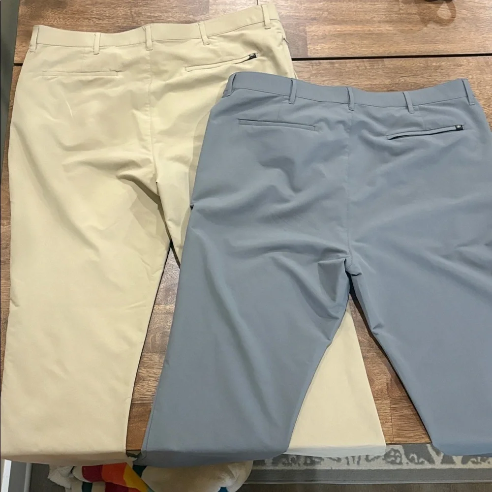 Banana Republic Men's Chinos - Light Blue and Khaki